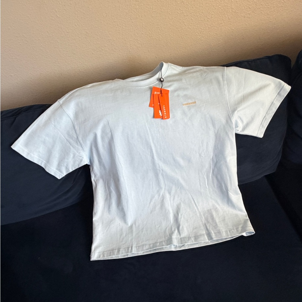 YoungLA Light Blue Short Sleeve Crewneck Tee
